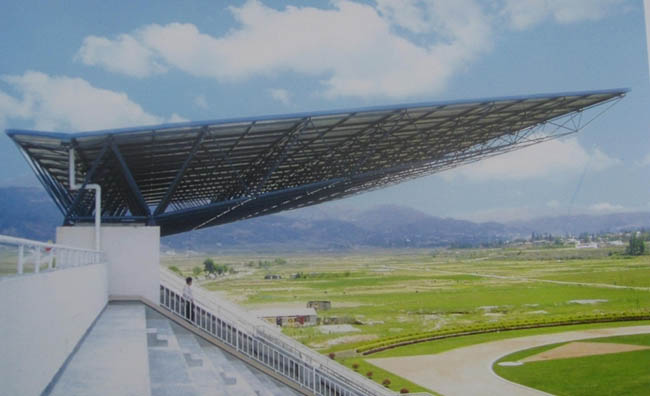 朝阳区体育场看台网架工程