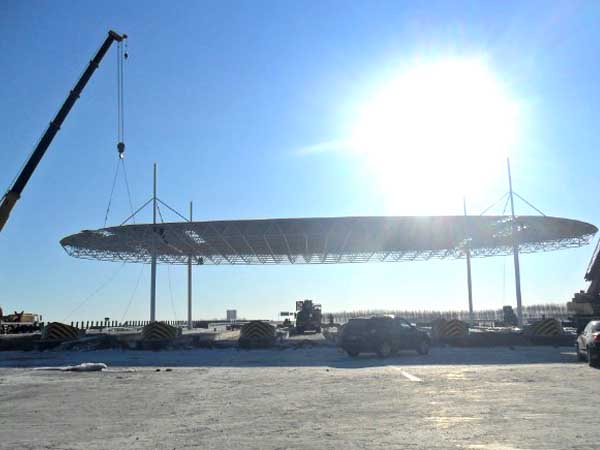 朝阳区加油站网架案例